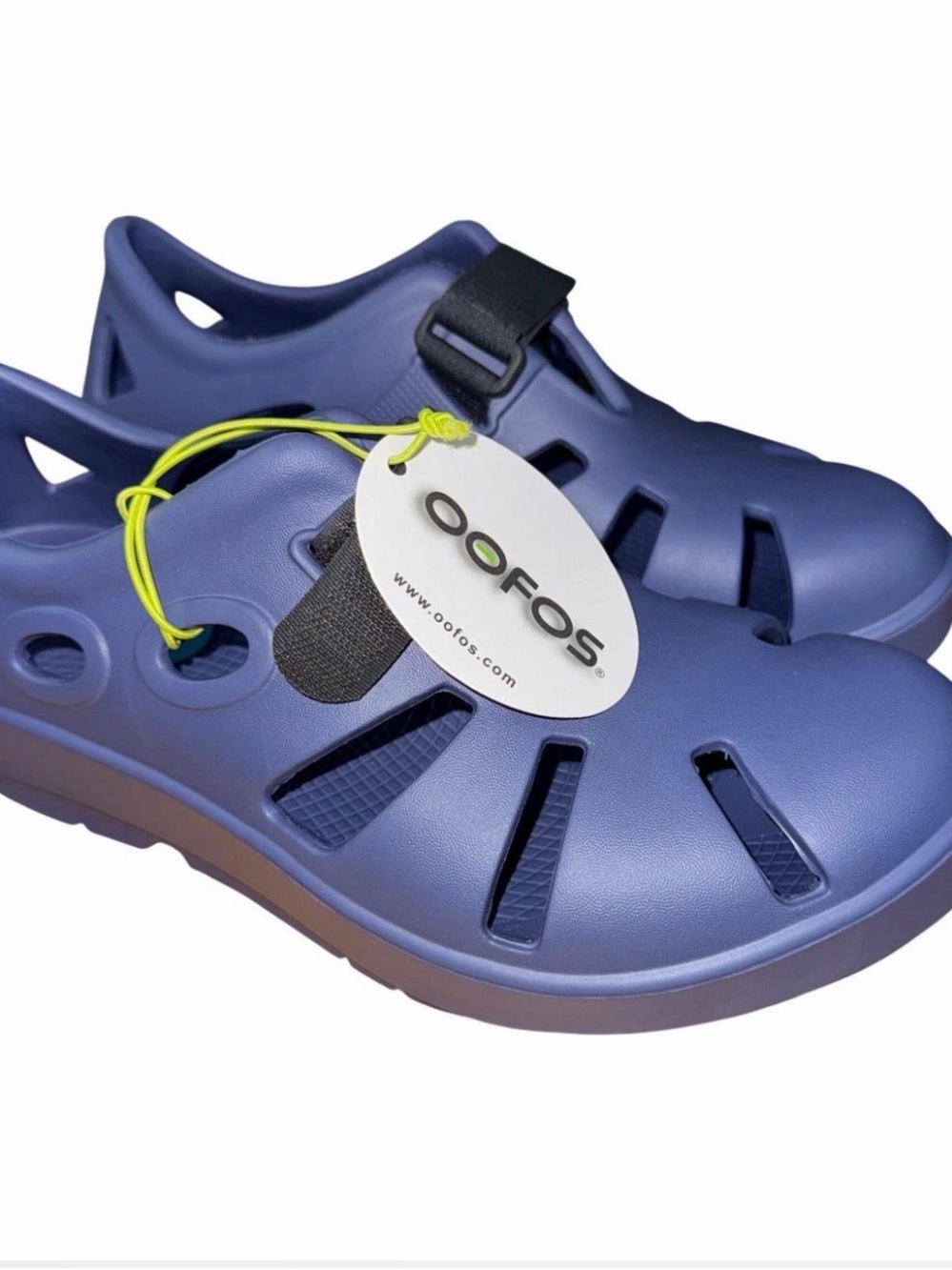 OOFOS Kids Blue Lightweight Water Clog with Adjustable Strap size 7M/9W